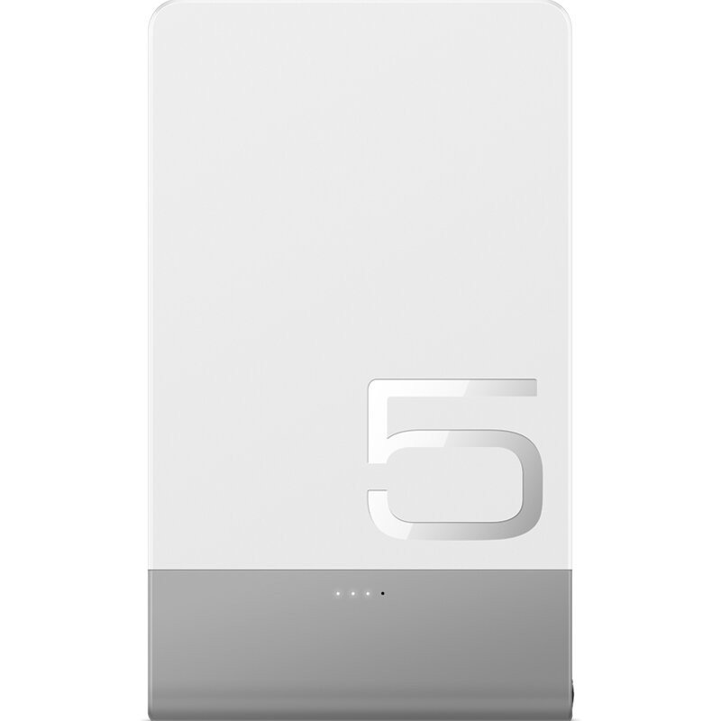 华为移动电源5000mAH AP006L 白 超薄便携充电宝 手机适用