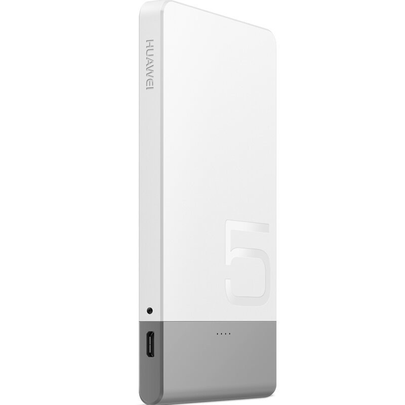 华为移动电源5000mAH AP006L 白 超薄便携充电宝 手机适用