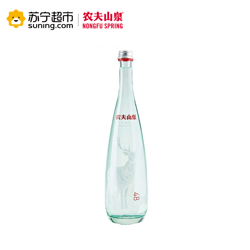 农夫山泉 充气天然矿泉水750ml*12瓶 整箱