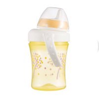 NUK PP双柄透明学习硬鸭嘴杯水杯 8个月以上宝宝 200ML