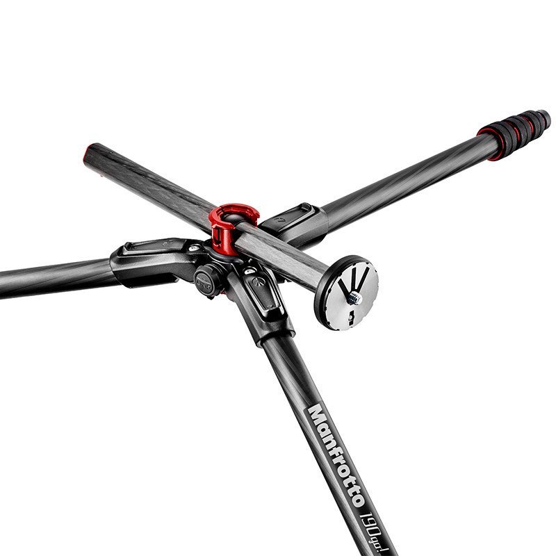 曼富图(MANFROTTO) MK190GOC4TB-3W 旋钮式碳纤维三脚架套装
