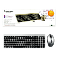 联想KM5922轻薄时尚无线键鼠套装 银色