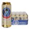 [苏宁易购超市]德国原装进口啤酒布朗克(BRAUKONIG)小麦白啤酒500ml*24听整箱装