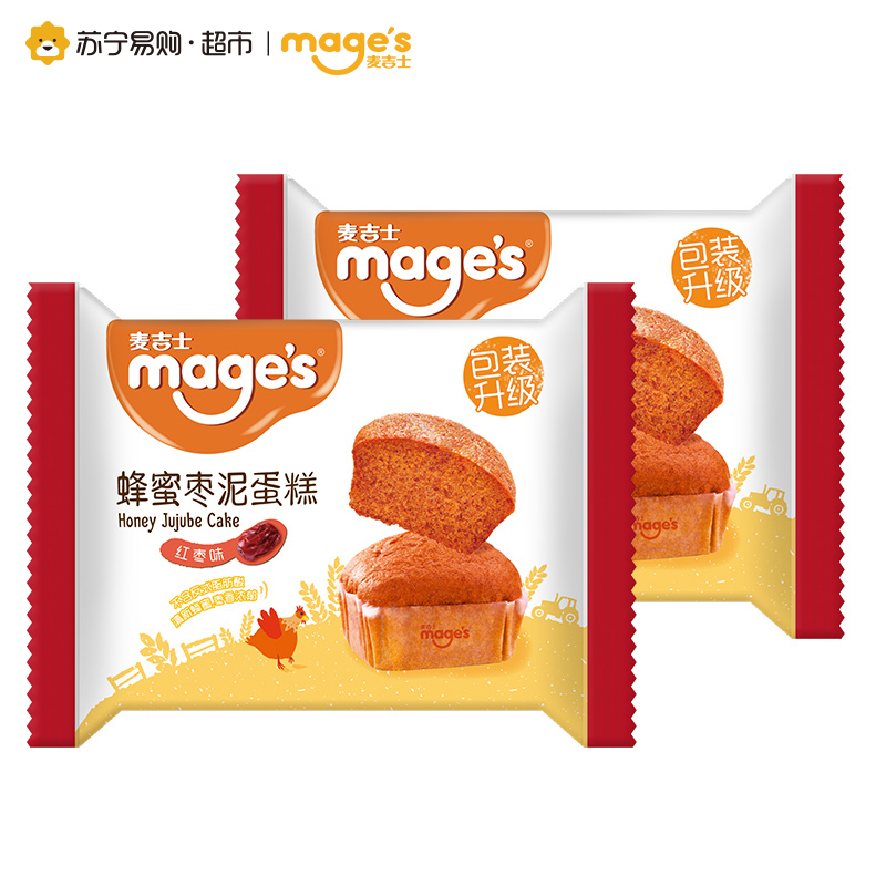 麦吉士mage’s蜂蜜味枣泥蛋糕960g礼盒箱装休闲国产零食糕点心早餐好伴侣营养美味高清大图