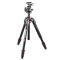 曼富图(MANFROTTO) MK190GOA4TB-BH 旋钮式铝合金三脚架云台套装