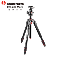 曼富图(MANFROTTO) MK190GOA4TB-BH 旋钮式铝合金三脚架云台套装