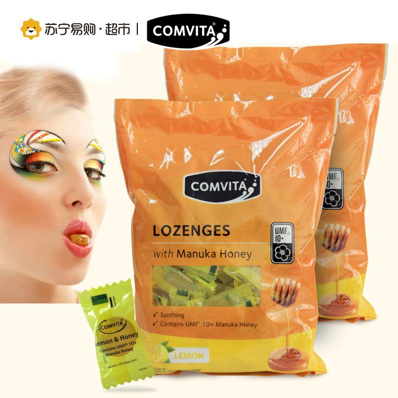 康维他麦卢卡蜂蜜硬糖 500g (柠檬味)图片