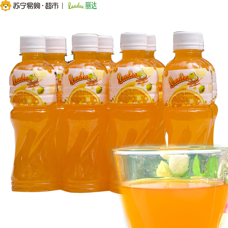 leadea丽达椰果橙汁320ml*8