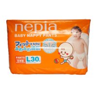 日本原装进口妮飘婴儿纸尿裤 L 30PCS
