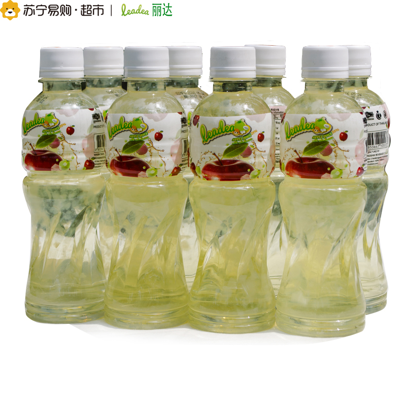 泰国进口 leadea丽达椰果苹果汁 320ml*8