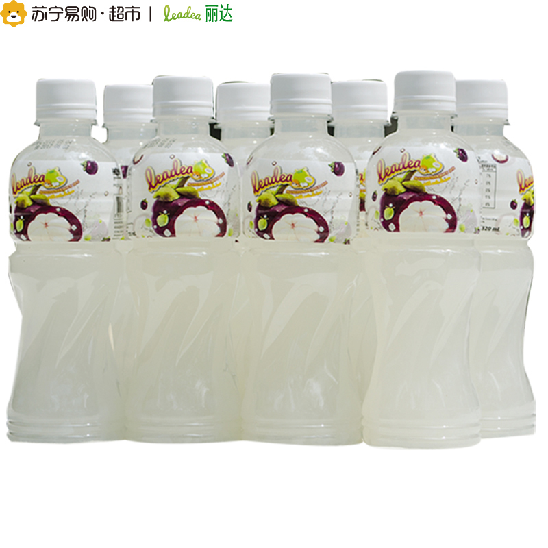 泰国进口 leadea丽达椰果山竹汁 320ml*8