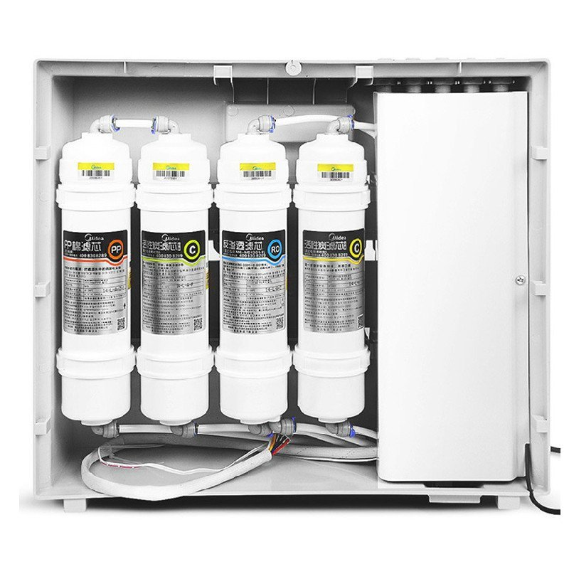 美的(Midea)双出水净水器MRC1586A-50G 双出水设计,滤芯更换提醒,3年长效反渗透滤芯
