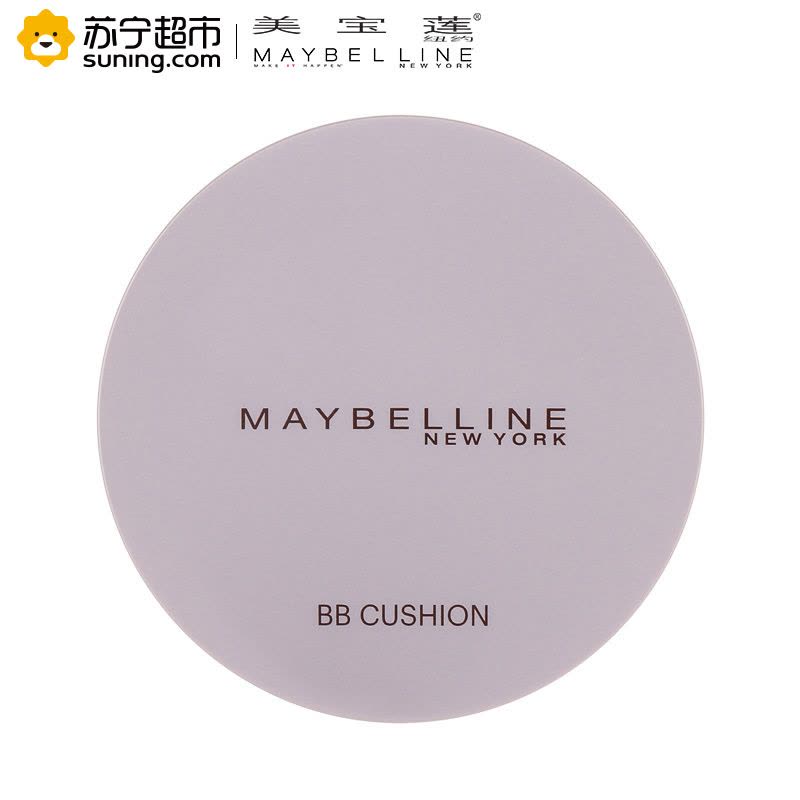 美宝莲(Maybelline) 巨遮瑕空气轻垫霜升级版 02自然色 14g图片