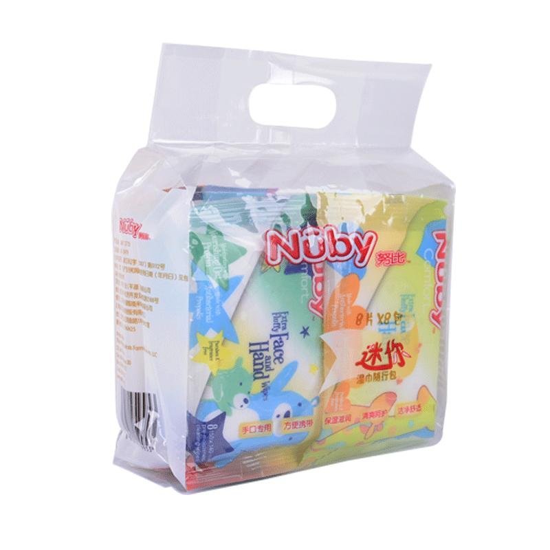nuby/努比 婴儿湿巾新生儿手口柔湿巾迷你8抽8包入*4组32包256片