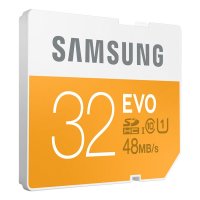 三星(SAMSUNG) 高速SD存储卡 32G UHS-1 48MB/s 升级版 专业相机卡