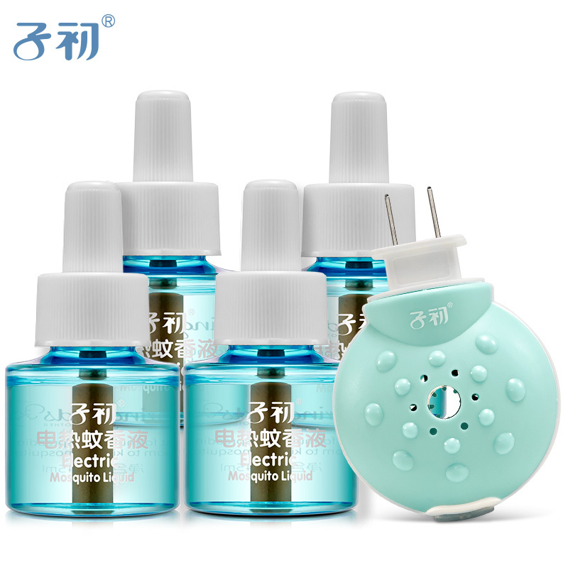 子初springbuds婴儿电热蚊香液45ml/瓶*4+1组合装宝宝儿童长效驱蚊