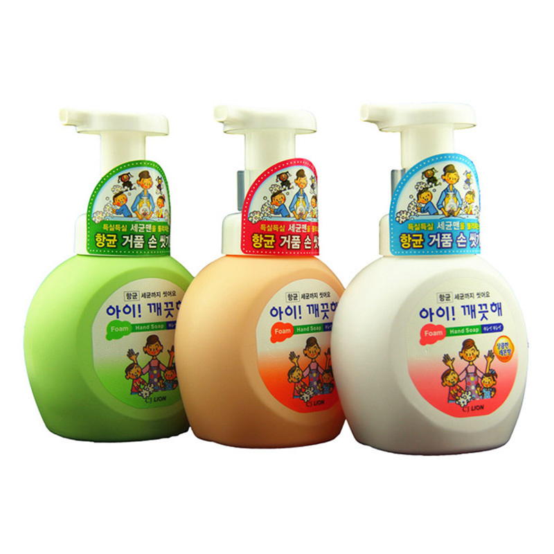 进口希杰狮王CJ LION 儿童泡沫洗手液250ml(柠檬味)
