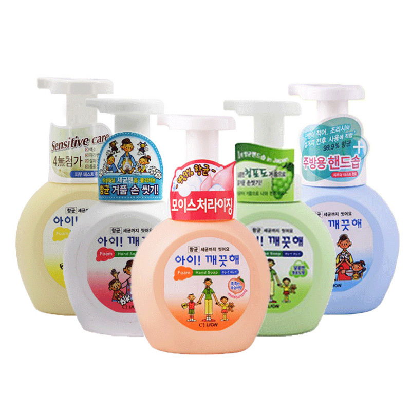进口希杰狮王CJ LION 儿童泡沫洗手液250ml(柠檬味)