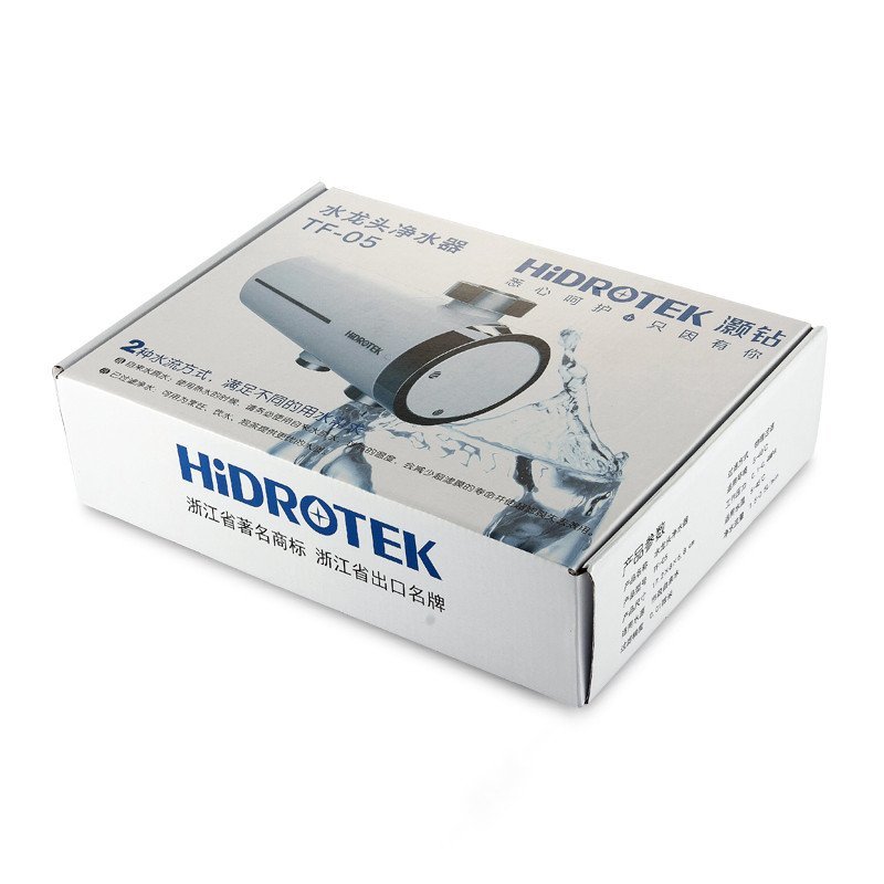 [送2芯]灏钻(HIDROTEK)家用超滤级 五级直饮机 水龙头净水器 自来水过滤器 净水器 TF-05