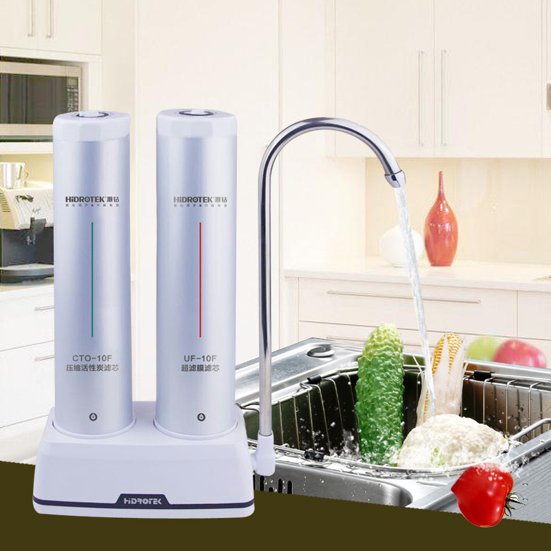[送榨汁机]灏钻 KWF-2 家用净水器 直饮净水机 水龙头净水器 自来水过滤器