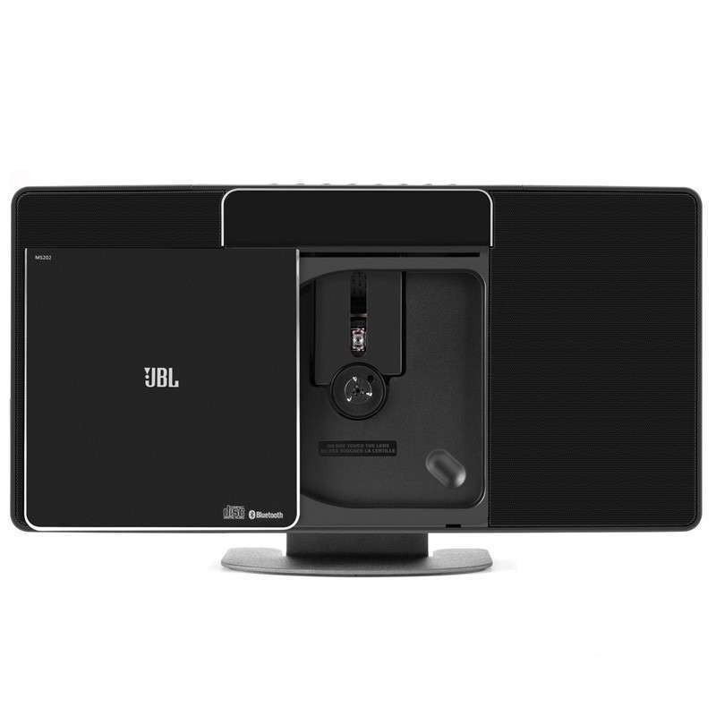 JBL MS202 BK 音响 音箱 迷你音响 CD机 蓝牙音响 收音机 台式音响 桌面音响 闹钟 USB黑色