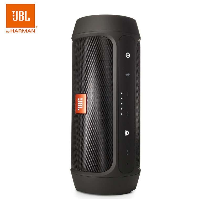 JBL Charge2+ II+音乐冲击波 charge2升级版 无线迷你蓝牙防溅水音箱 蓝牙音箱 便携音箱-黑色