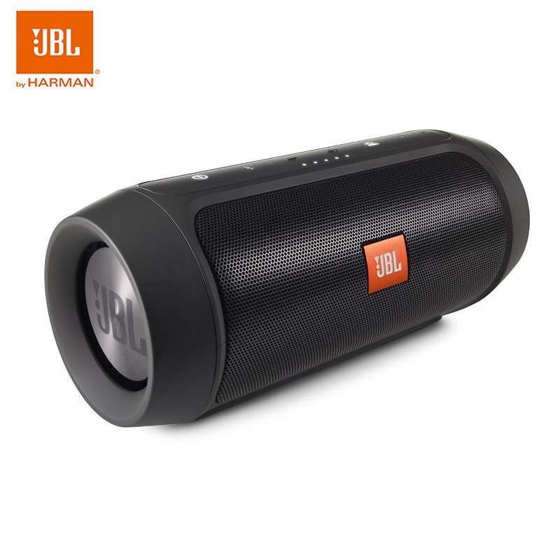 JBL Charge2+ II+音乐冲击波 charge2升级版 无线迷你蓝牙防溅水音箱 蓝牙音箱 便携音箱-黑色