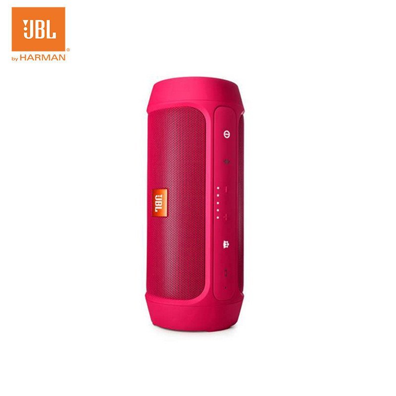 JBL Charge2+ II+音乐冲击波 charge2升级版 无线迷你蓝牙防溅水音箱 蓝牙音箱 便携音箱-玫红色