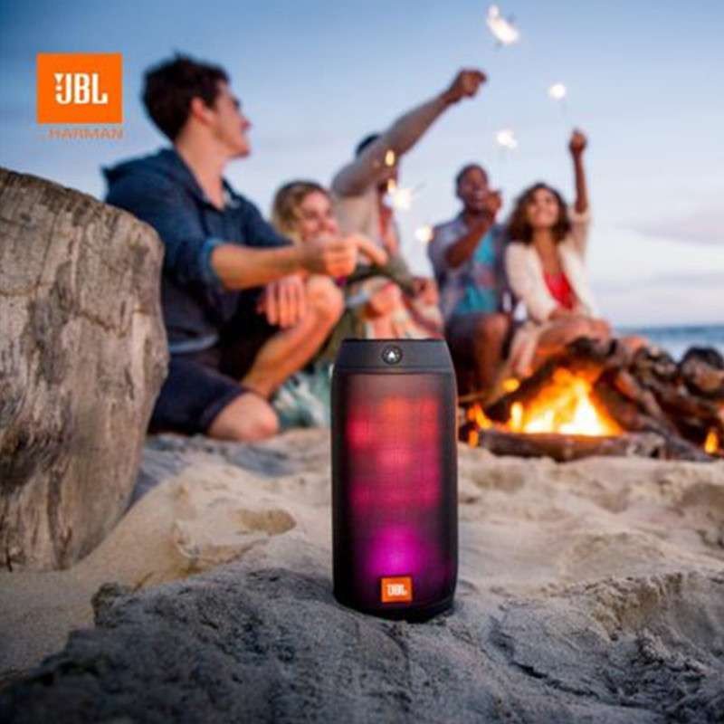 JBL Pulse2音乐脉动 脉动二代 蓝牙炫彩音箱无线便携小音响低音HIFI 黑色