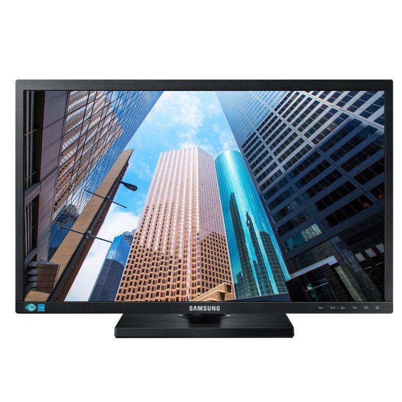 三星(SAMSUNG) S24E450B 24寸LED高清升降旋转商用液晶电脑显示器
