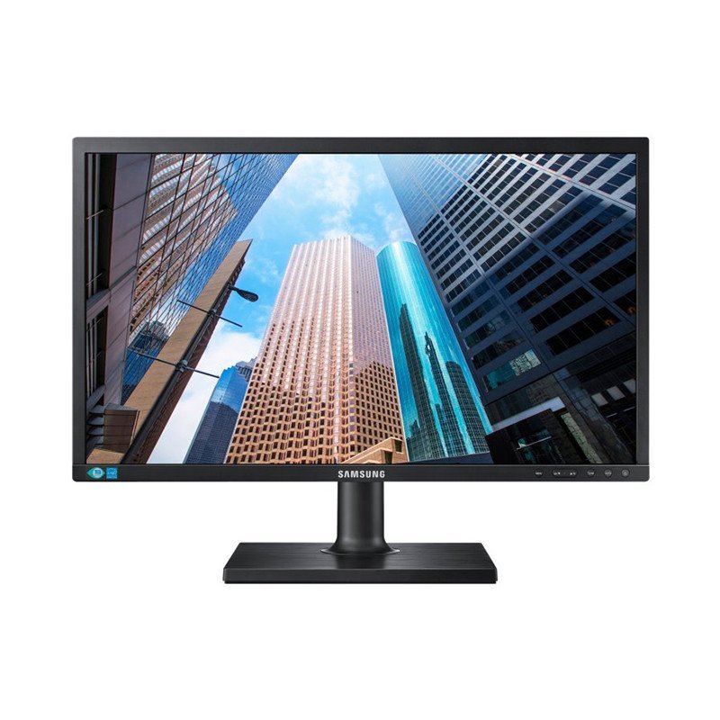 三星(SAMSUNG) S24E450B 24寸LED高清升降旋转商用液晶电脑显示器