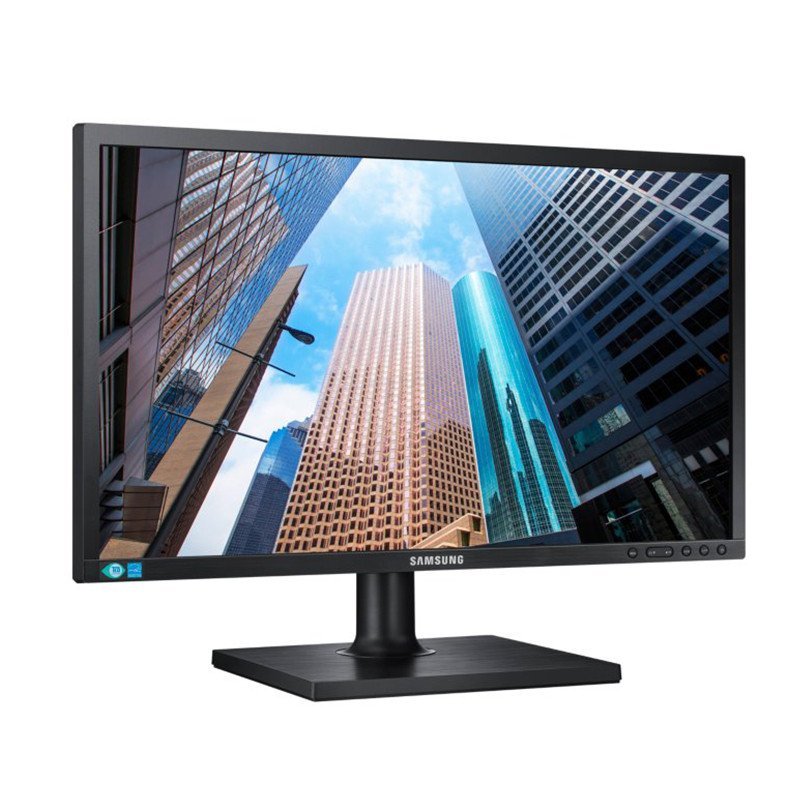 三星(SAMSUNG) S24E450B 24寸LED高清升降旋转商用液晶电脑显示器