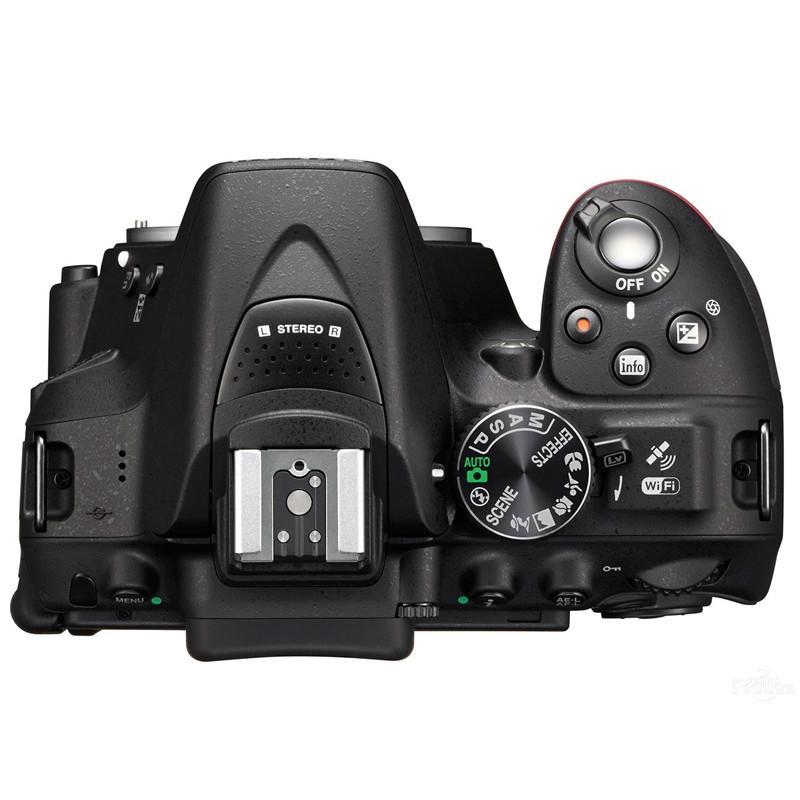 尼康(Nikon)D5300(18-105+35mm) 数码入门级单反相机双镜头套装 约2416万有效像素 VR防抖高清大图