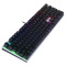 达尔优(dare-u)108键机械师二代幻彩版 RGB黑轴 USB有线游戏背光机械键盘 游戏键盘电竞键盘吃鸡键盘 黑色