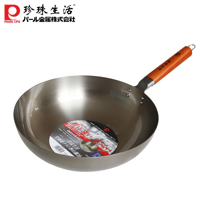 PEARL LIFE珍珠生活炒锅钛30cm GP-79
