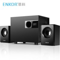 恩科（ENKOR）E200PLUS 多媒体电脑笔记本音箱 2.1木质音响低音炮