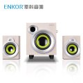 恩科（ENKOR）E300PLUS 笔记本电脑木质音箱 2.1多媒体音响低音炮