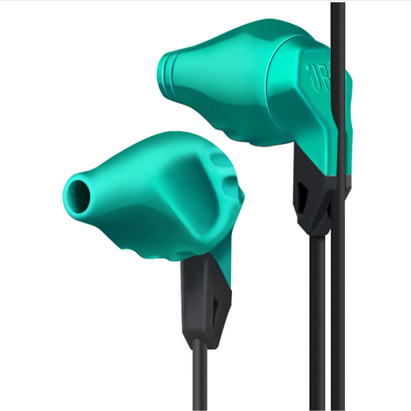 JBL GRIP 100 专业运动耳机 双耳入耳式跑步耳塞 运动不掉落 薄荷绿