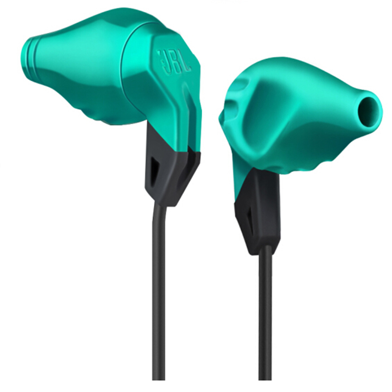 JBL GRIP 100 专业运动耳机 双耳入耳式跑步耳塞 运动不掉落 薄荷绿