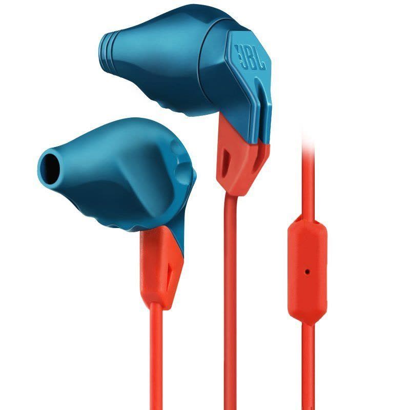 JBL GRIP 200 专业运动耳机双耳入耳式通话跑步耳塞 运动不掉落 蓝色图片