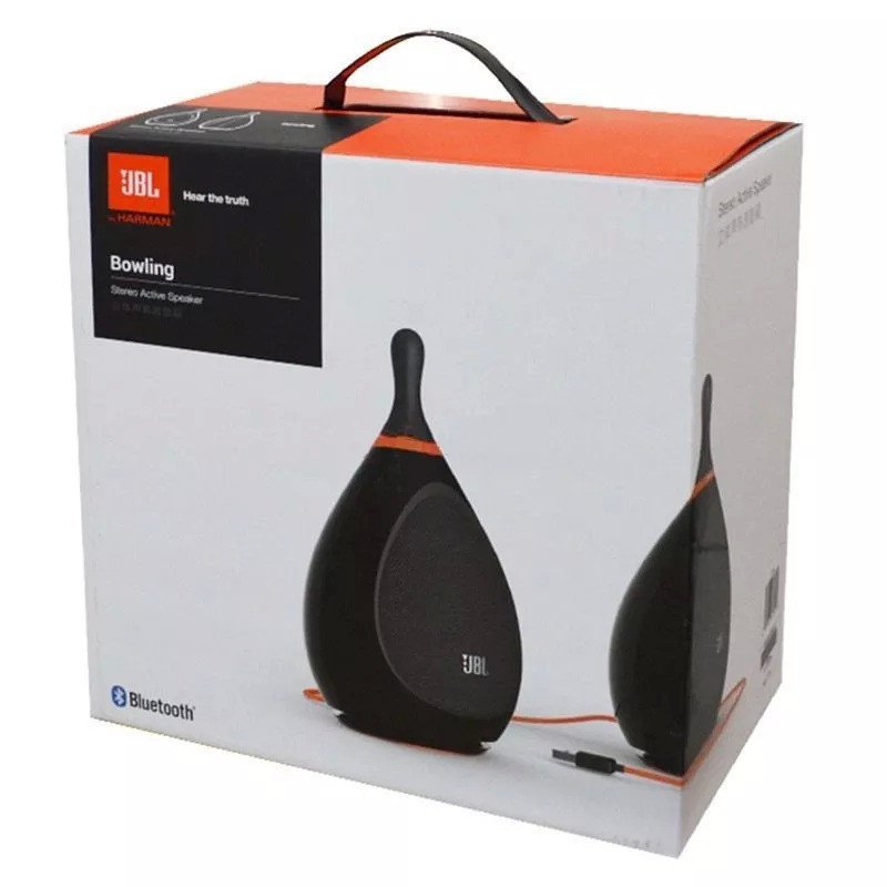 JBL Bowling 音乐保龄球 无线蓝牙音箱 2.0 桌面 USB电脑音箱音响 黑色