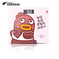 德尔玛(deerma)EA12C 电子秤 体重称 人体秤 正版 小幺鸡 卡通电子秤