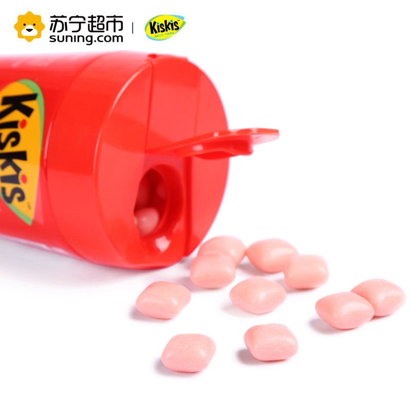 KISKIS酷滋咀嚼薄荷糖(草莓味)52g/瓶
