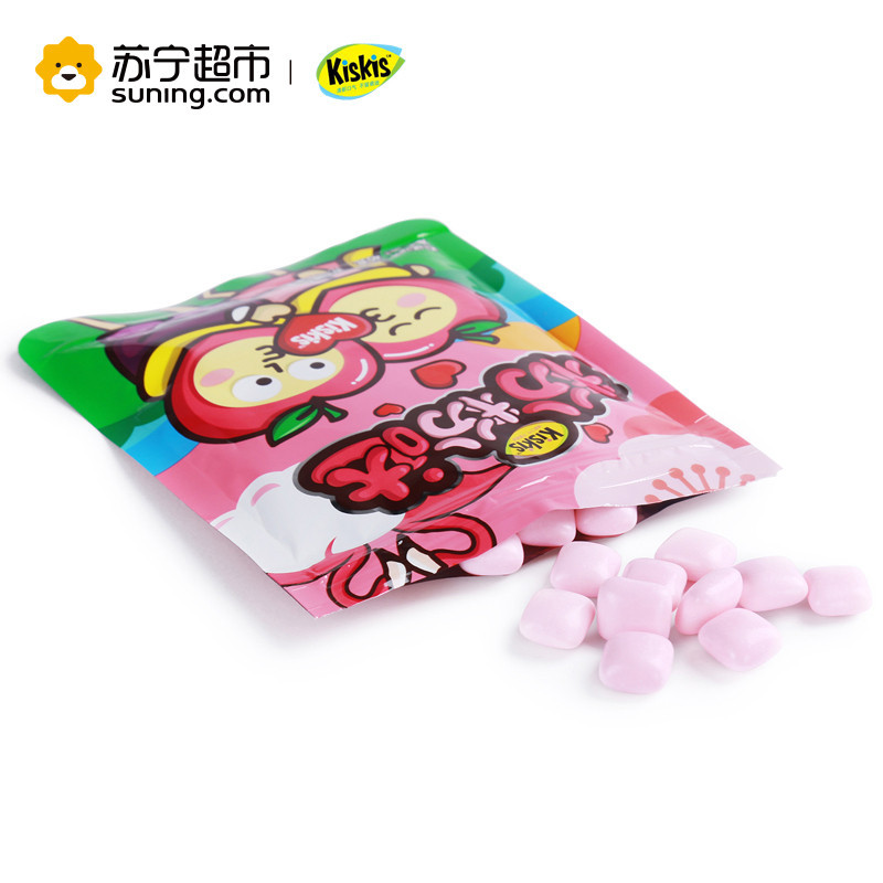KisKis酷滋粉粉哒咀嚼薄荷糖(水蜜桃味)40g/袋