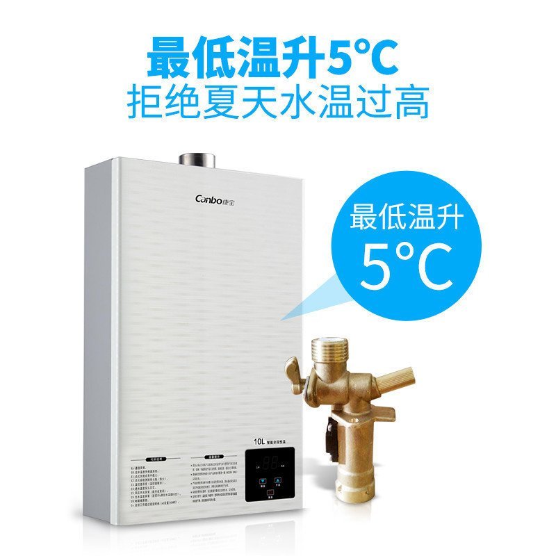 康宝(Canbo)JSQ20-1008FX燃气热水器天然气液化气10升10L
