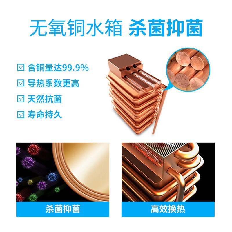 康宝(Canbo)JSQ20-1008FX燃气热水器天然气液化气10升10L