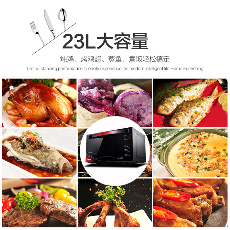 格兰仕(Galanz)微波炉G80F23MN3XLVII-A7K (R8) 23升欧式下拉门 变频光波炉