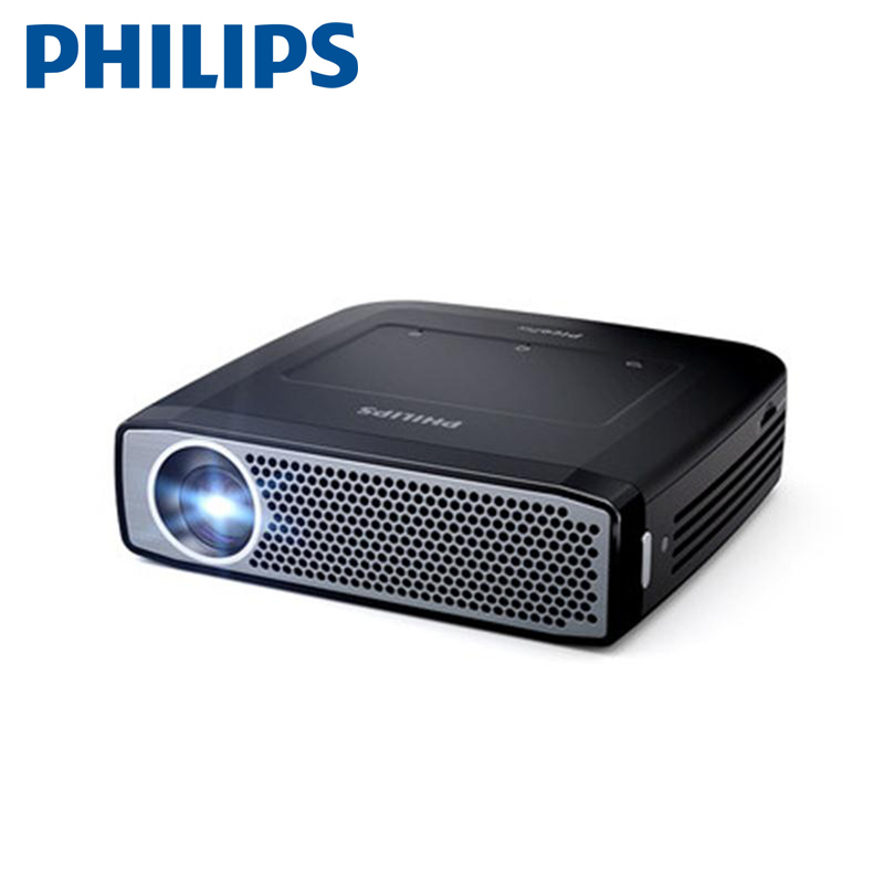 飞利浦(PHILIPS) PPX4935微型投影仪 高清1080p智能迷你无线办公家用投影机 4935黑色 官方标配