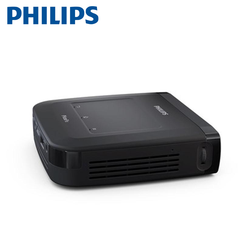 飞利浦(PHILIPS) PPX4935微型投影仪 高清1080p智能迷你无线办公家用投影机 4935黑色 官方标配