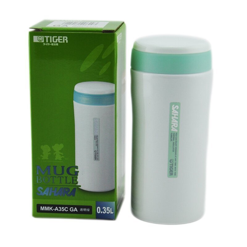 虎牌(Tiger)保温杯MMK-A35C-GA透明绿色 304不锈钢